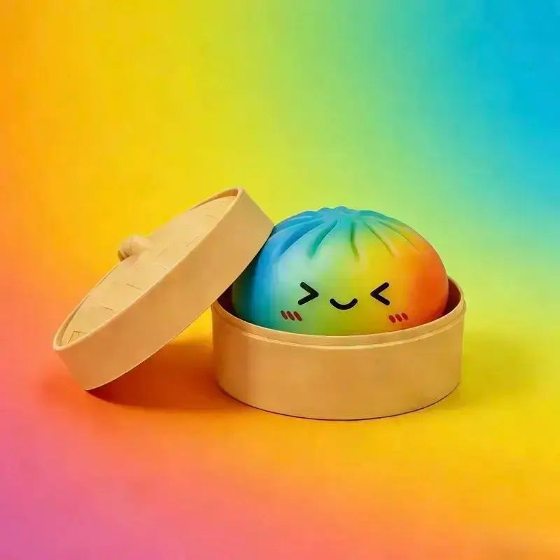 Glitter Series Expressive Big Dumpling Squishy - Blind Box, Mysecret Bun Fidget Toy, Soft TPR Material, Stress Relief, Unboxing Surprise, Rare Squishy Random Style per Pack. Perfect for Graduation, Great for Students to Exchange Gifts.