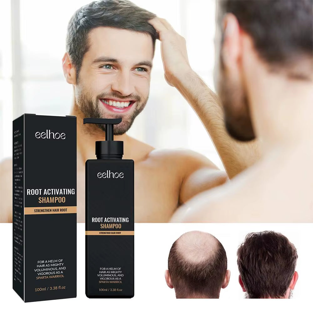 2PCS anti Baldness Shampoo Thickening Shampoo Root Activator Shampoo Nourish Hair Regrowth Shampoo for Thinning Hair & Hair Loss