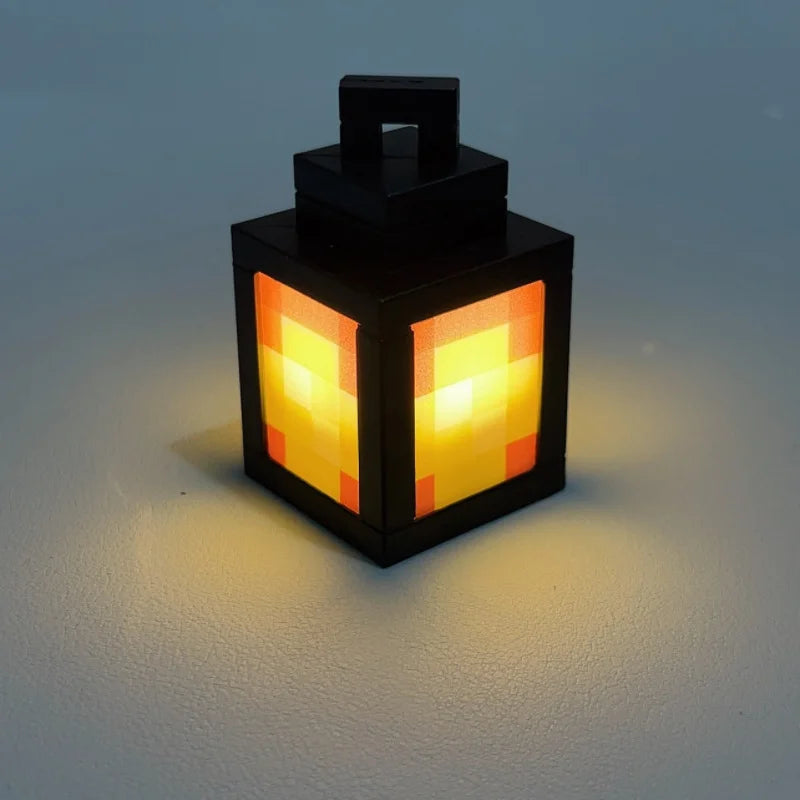 Pixel Style Car Ornament 16 Colors RGB Remote Control DIY Atmosphere Light Interior Decorative Night Light for Car Home