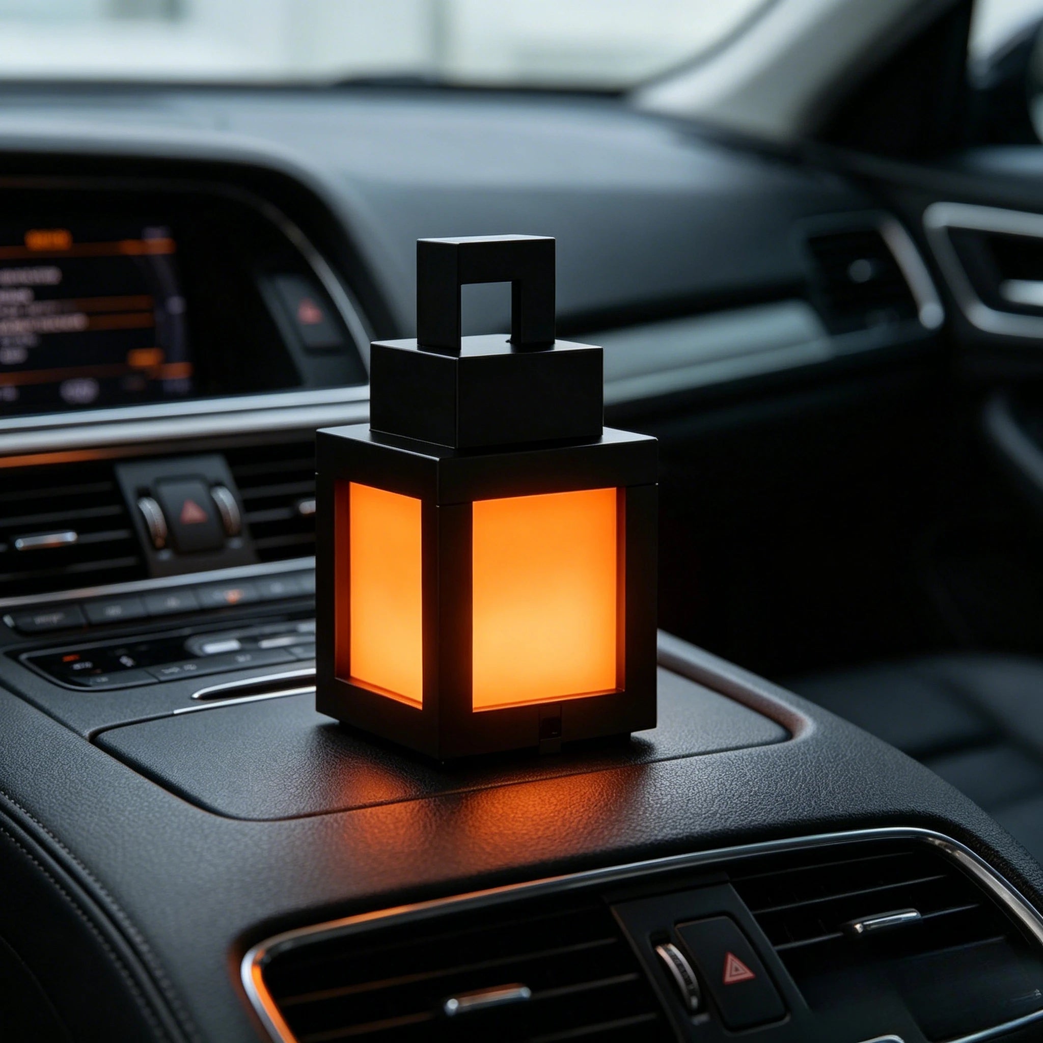 Pixel Style Car Ornament 16 Colors RGB Remote Control DIY Atmosphere Light Interior Decorative Night Light for Car Home