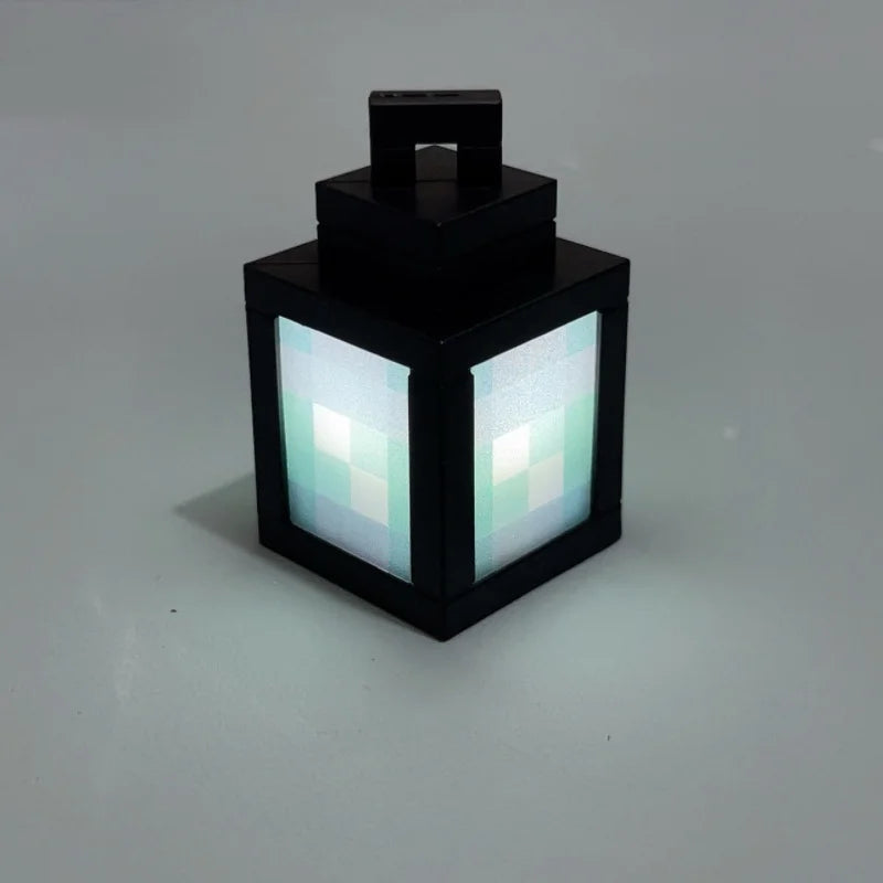 Pixel Style Car Ornament 16 Colors RGB Remote Control DIY Atmosphere Light Interior Decorative Night Light for Car Home