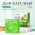 Aloe Vera Smooth Cleansing Natural Soap Cleansing Smooth Handmade Essential Oil Soap100G