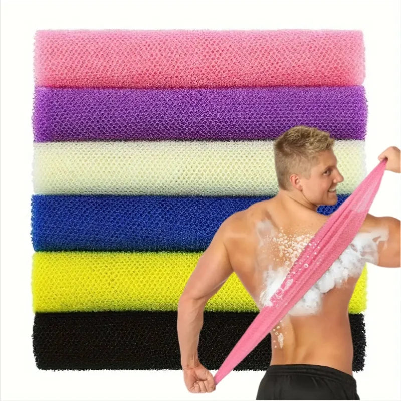 1/3Pcs African Net Bath Sponge Exfoliating Washcloth Double Side Loofah Towel Back Shower Scrubber for Getting Smoothing Skin